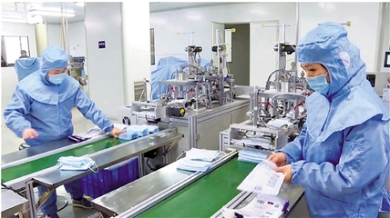 德清企業全力趕制口罩，浙江企業服務助推抗疫生產